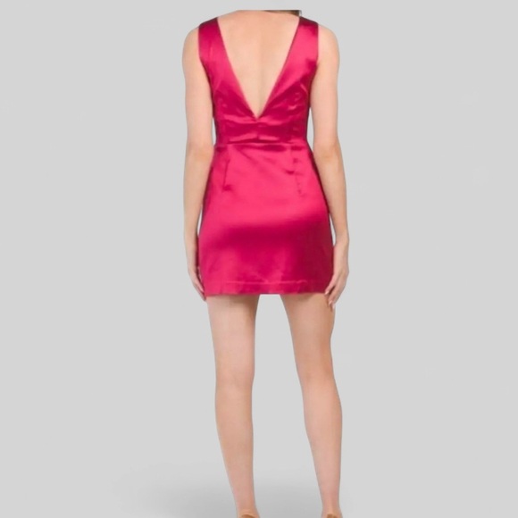 House of Harlow 1960-Pink Low Back Mini Dress Size 2-NWOT - Picture 2 of 9